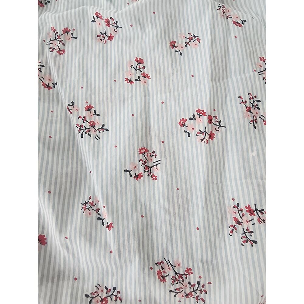 Vero Moda Ruffle Tank, Striped/Floral, Medium - Picture 3 of 10